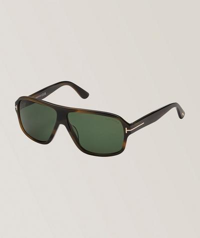 TOM FORD - William Havana Navigator Sunglasses