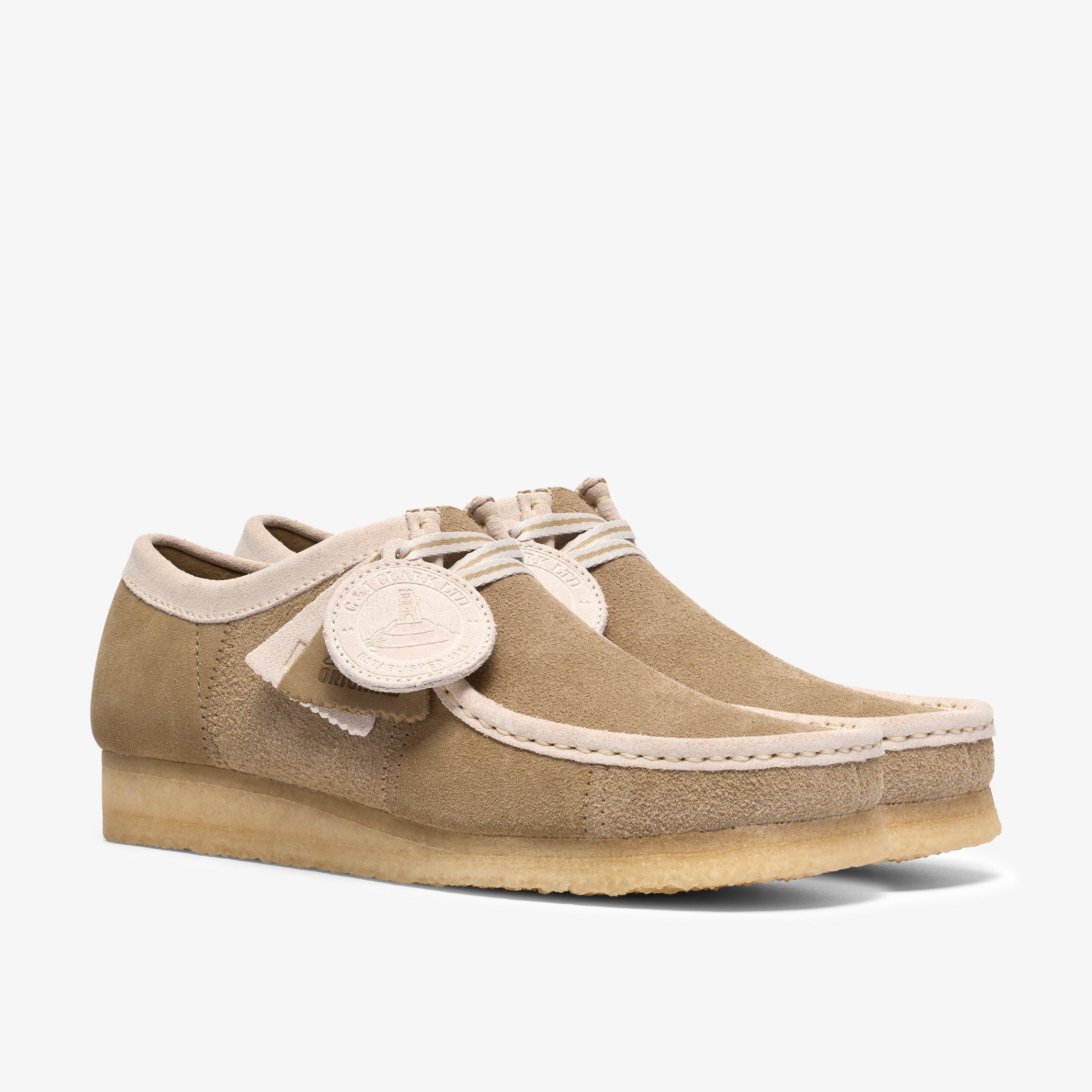 Shop Wallabee Maple Stripe