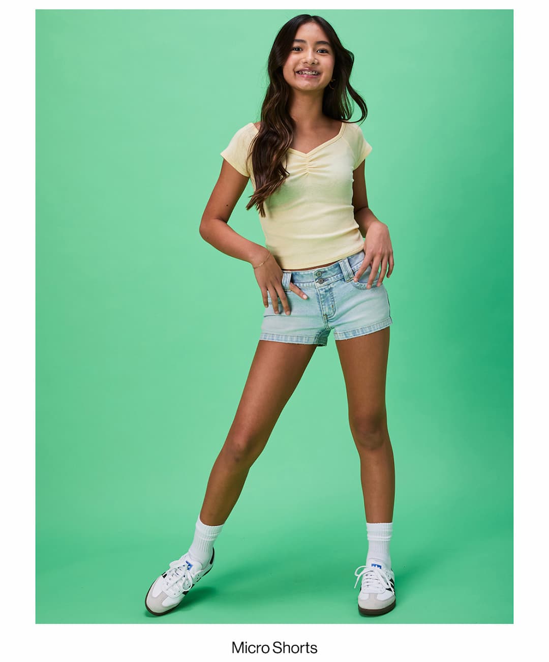 Shop Girls RSQ Micro Shorts