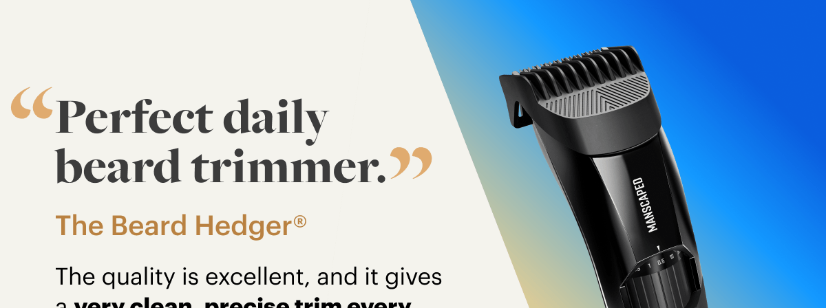 'Perfect daily beard trimmer.''