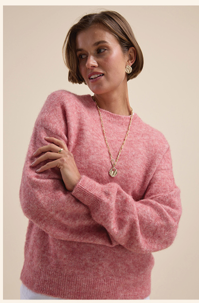Hayley Luxe Whisper Crew Neck Sweater