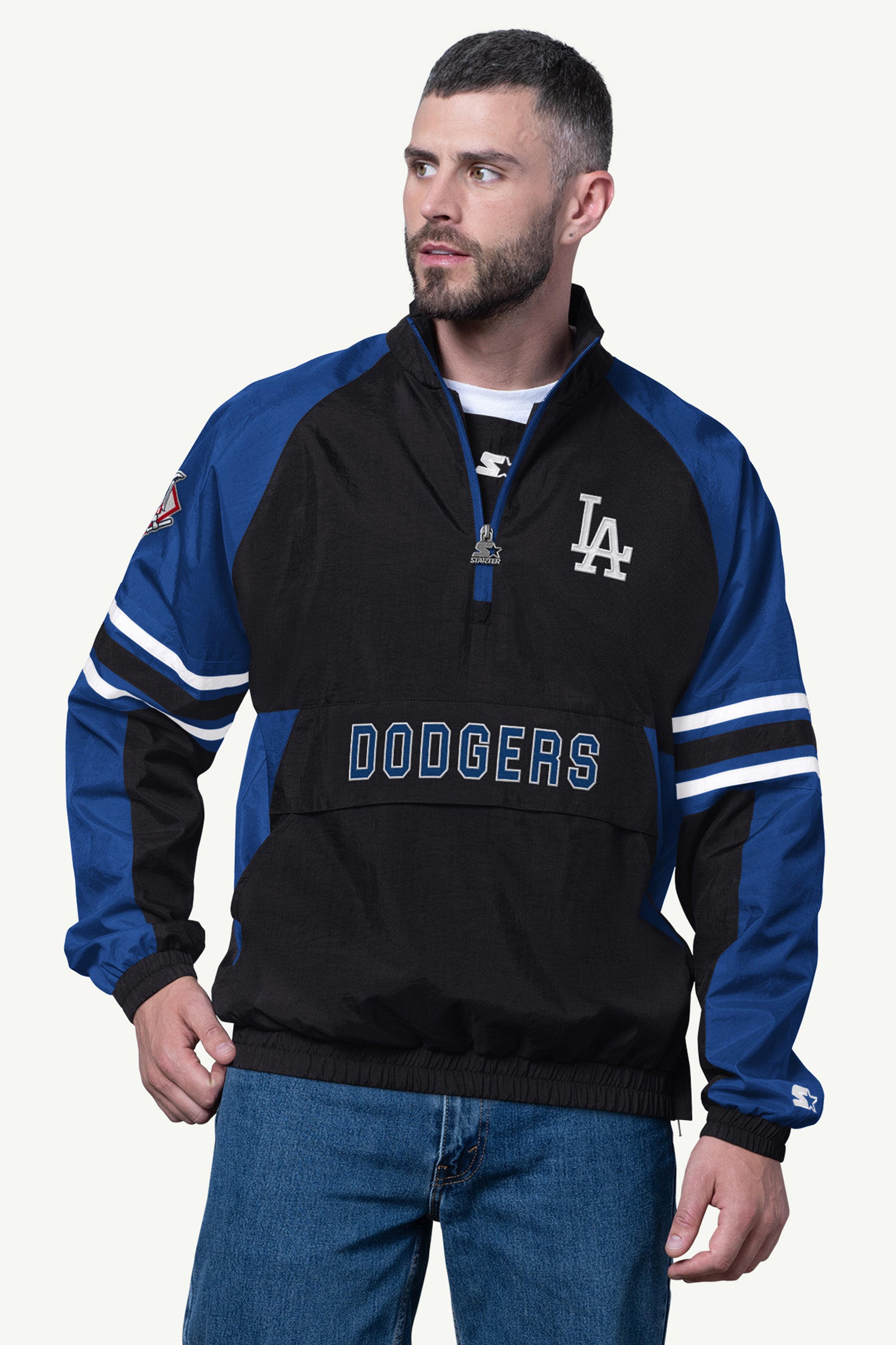 Image of MENS LOS ANGELES DODGERS WINDBREAKER