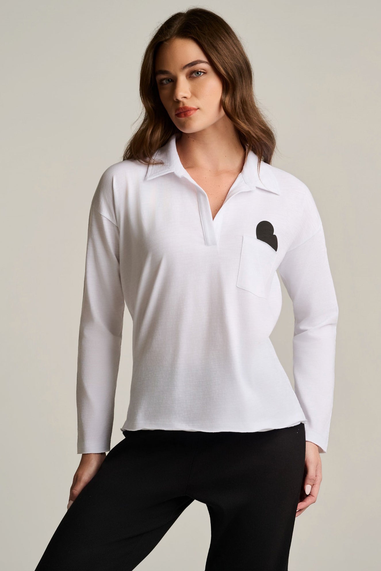 Image of POCKET LOVE COTTON T-SHIRT