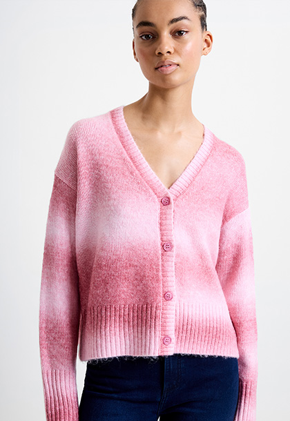 Babysoft Button Down Ombre Cardigan