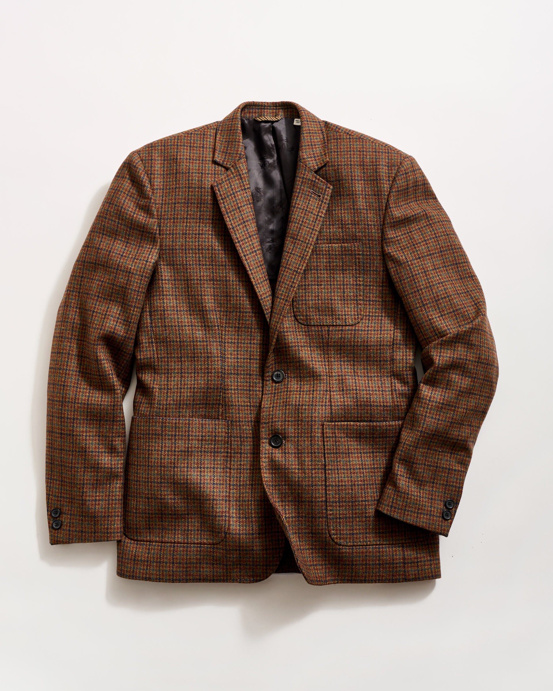 Image of Virgin Wool Houndstooth Archie Jacket