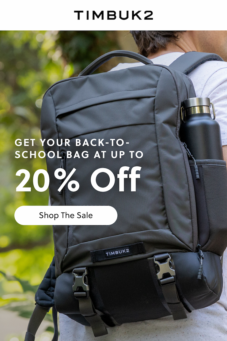 Get Your Back To School Bag At 20% OFF