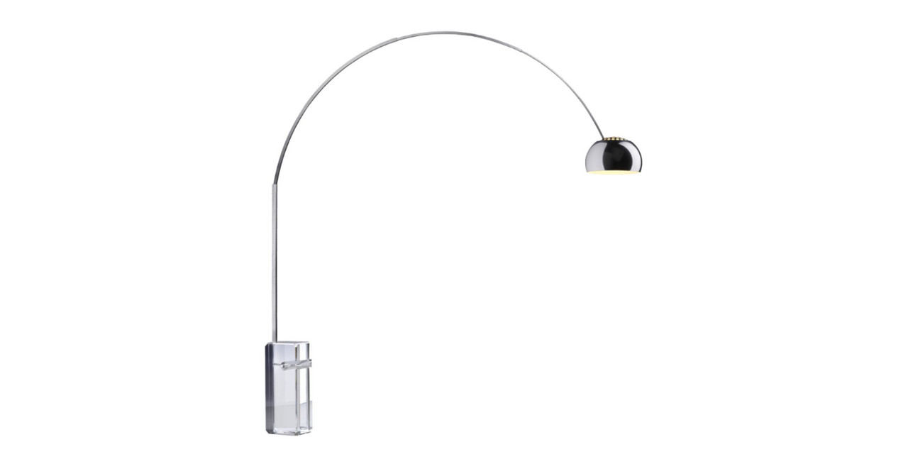 Image of Arco K Crystal Base Floor Lamp