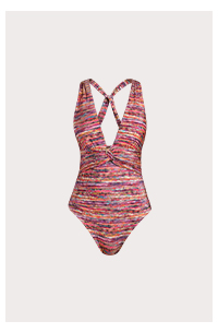 Sunshine 79 Shimmer Ripple V-Plunge One Piece