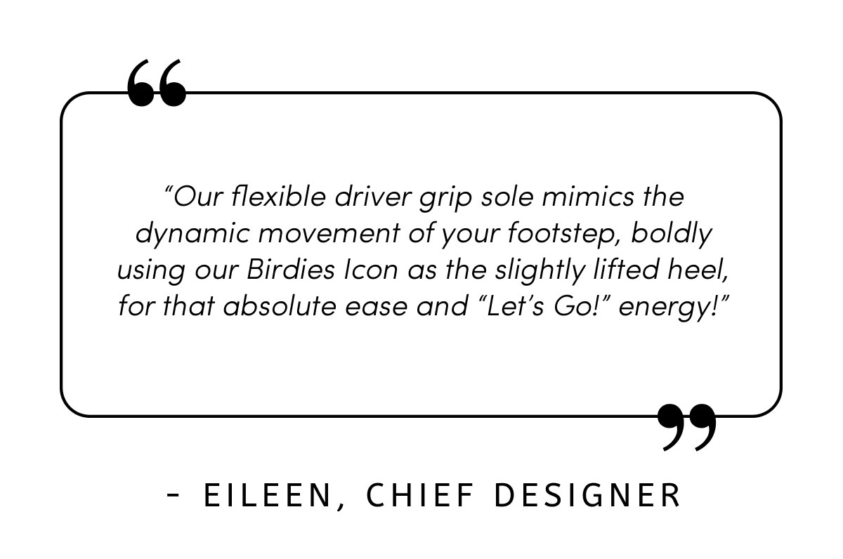 Quote from Eileen, Chief Designer