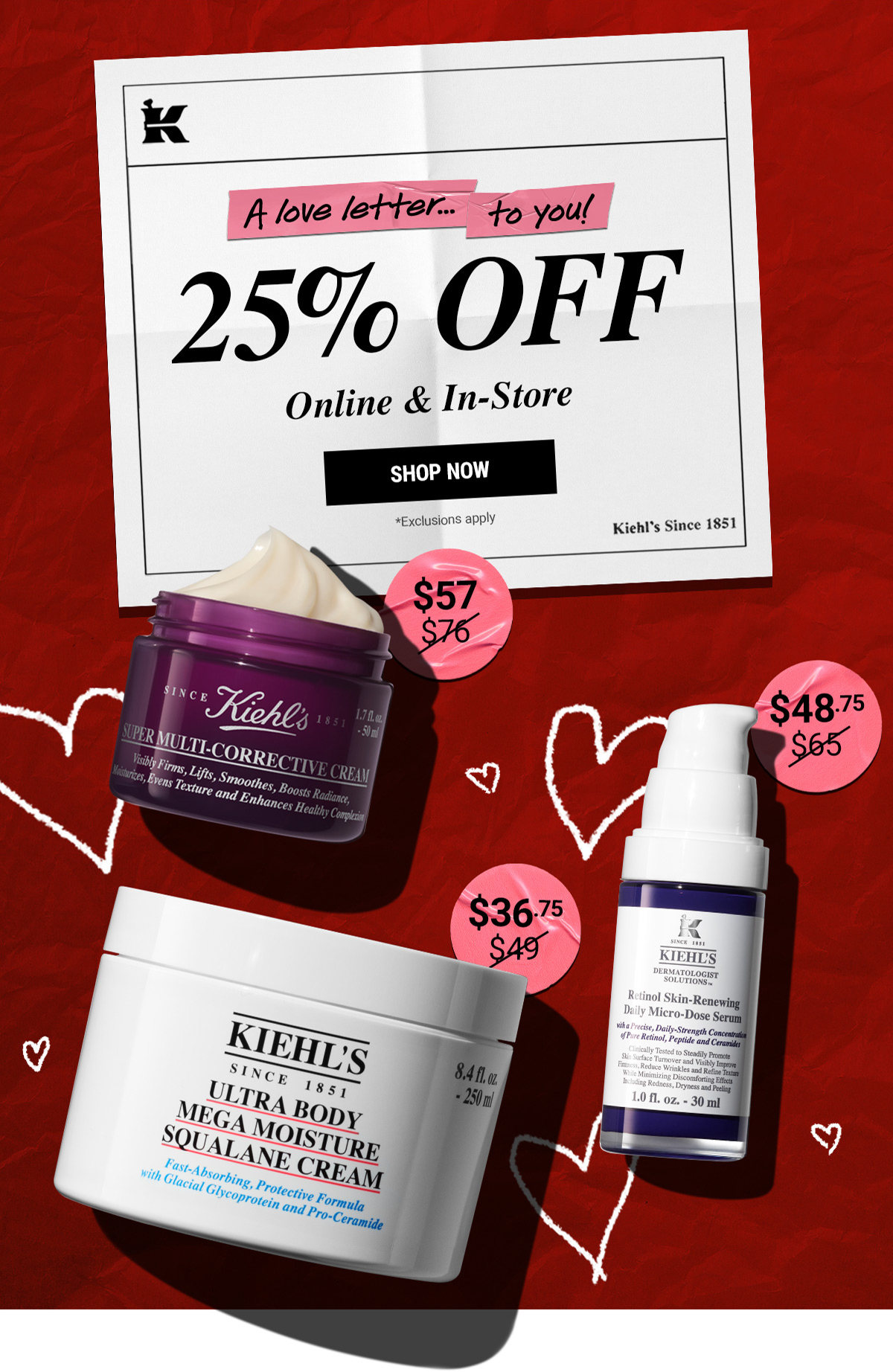 A love letter... to you! 25% OFF