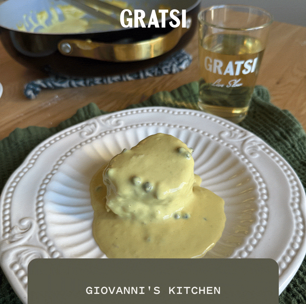 GIF of Giovanni in the kitchen