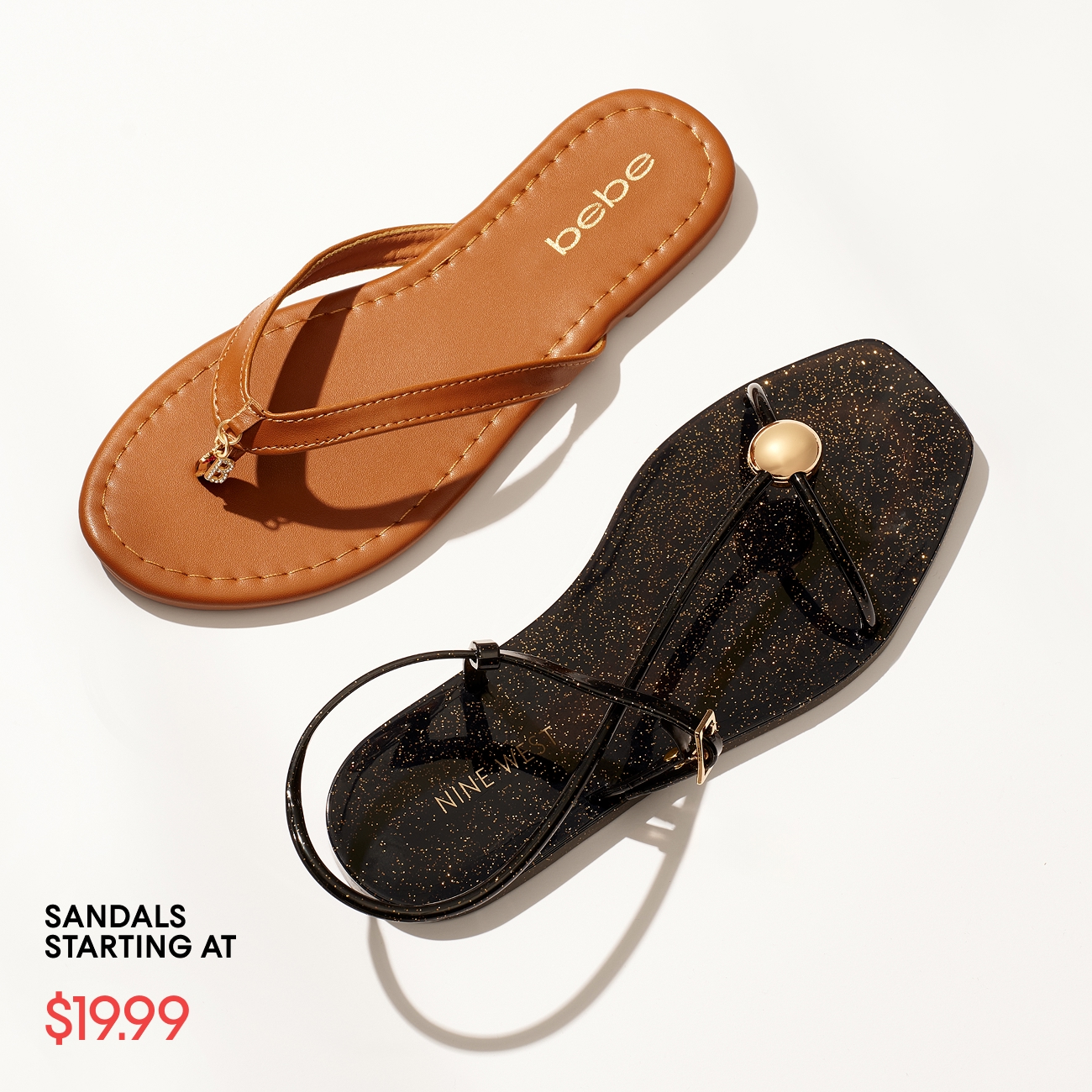 SANDALS STARTING AT $19.99