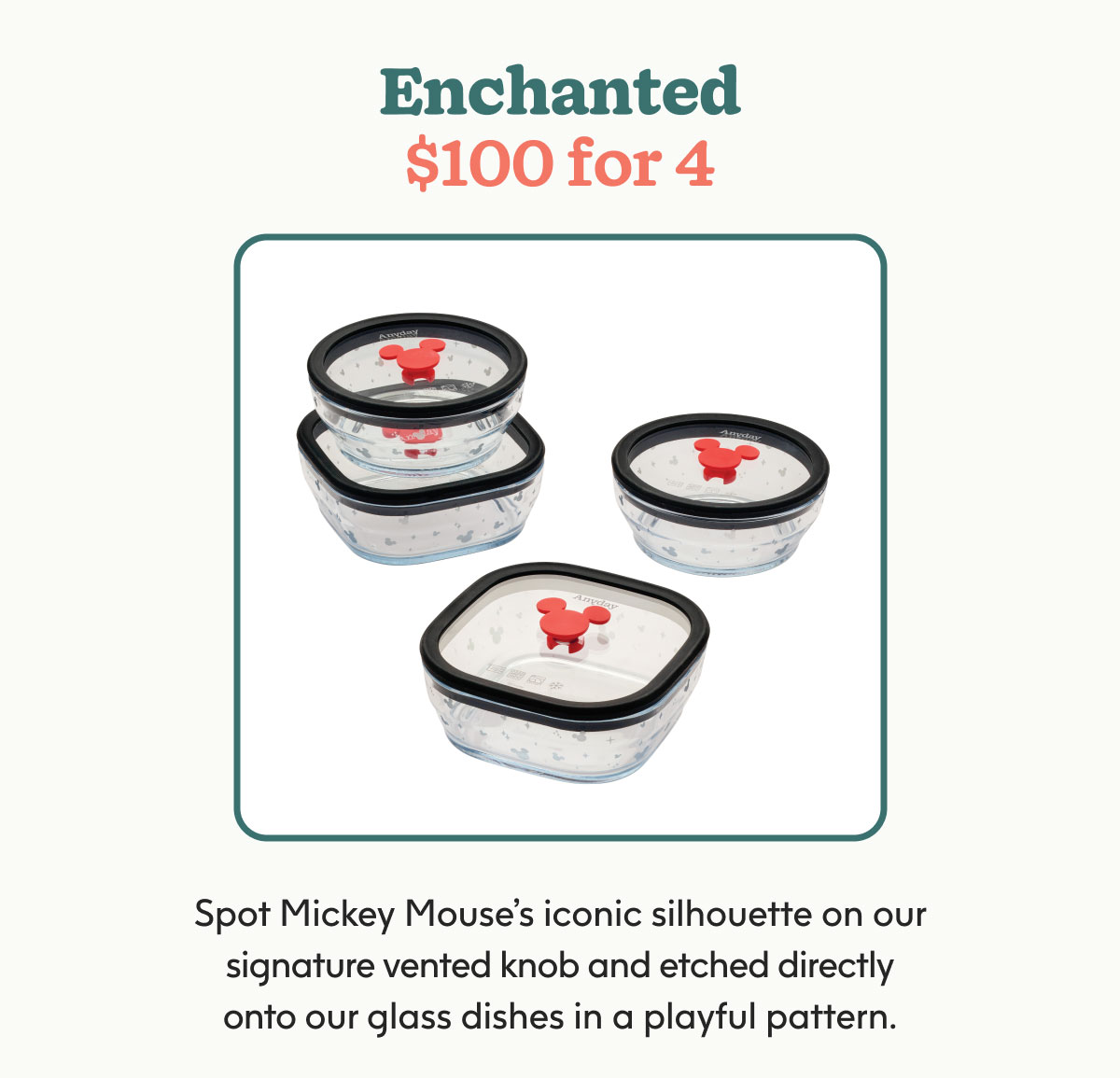 Enchanted, $100 for 4