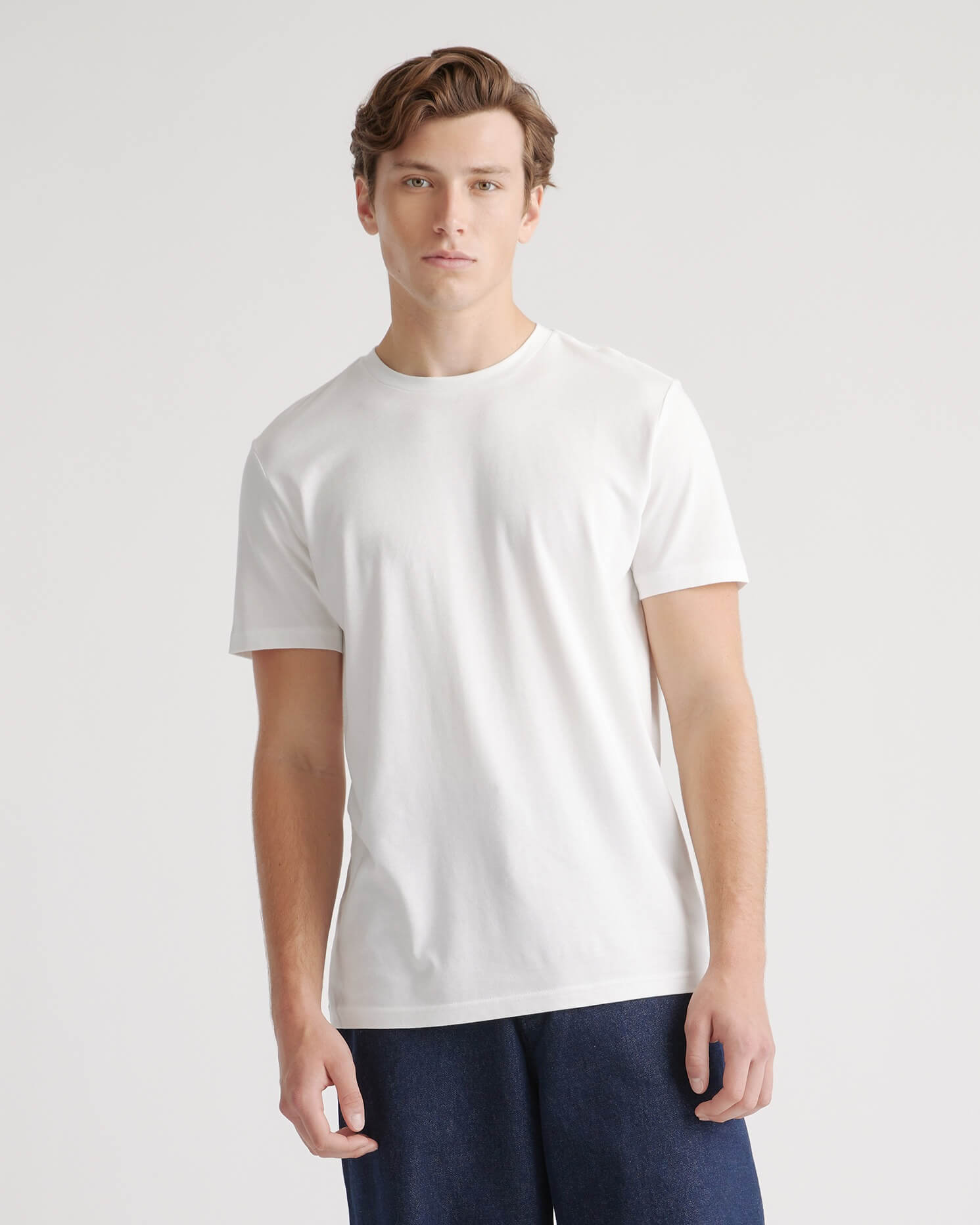 Cotton Modal Crew Neck Tee (3-Pack)