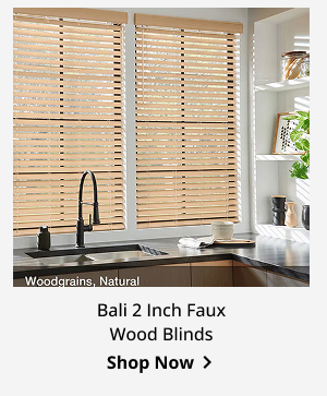Bali 2 Inch Faux Wood Blinds | Shop Now >