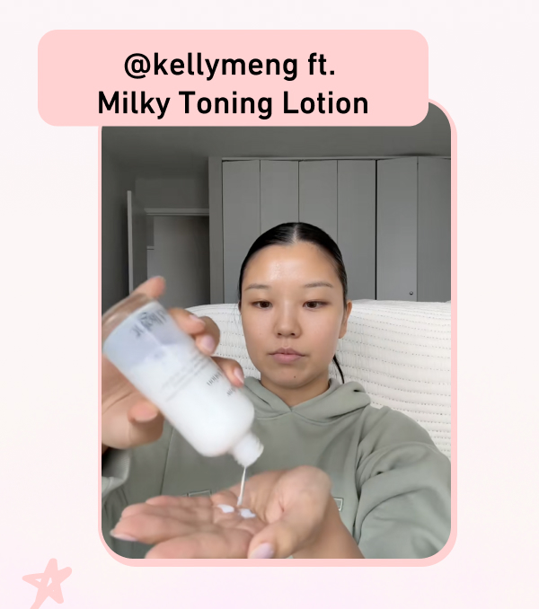 @kellymeng ft Milky toning lotion