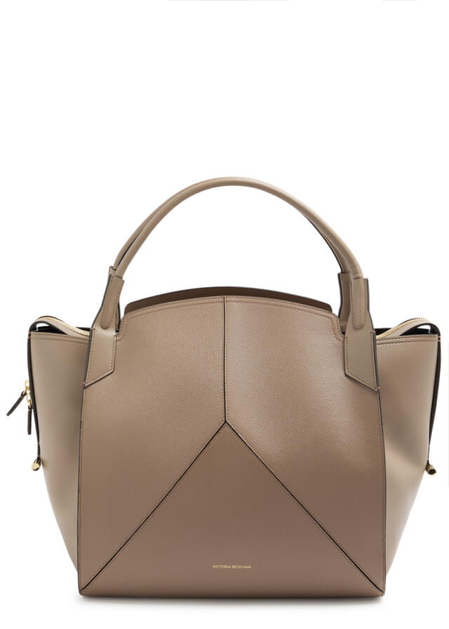 VICTORIA BECKHAM Victoria grained-leather tote bag