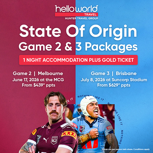 STATE OF ORIGIN TRAVEL PACKAGES