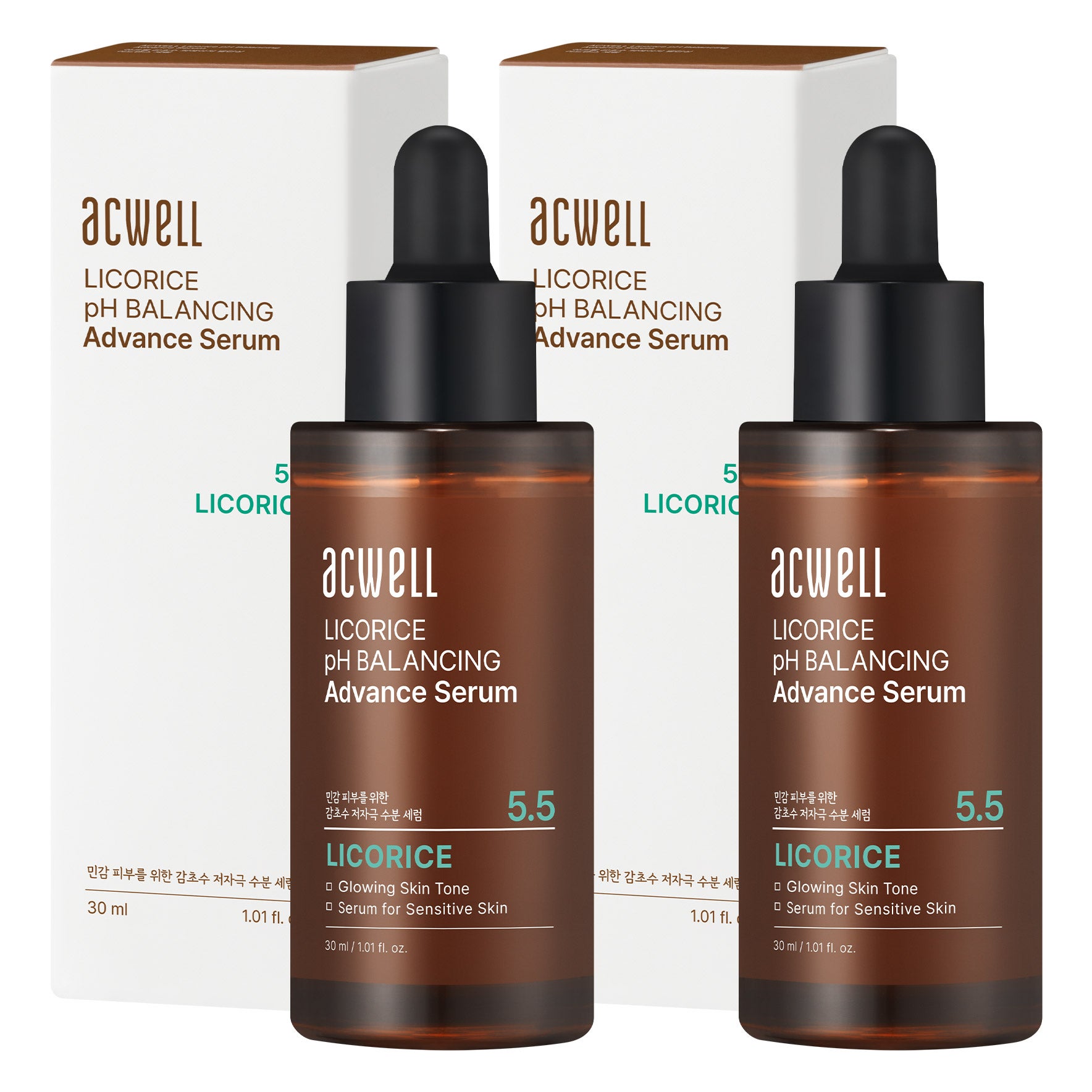 Acwell Licorice PH Balancing Toner, 10 oz, 2-Pack