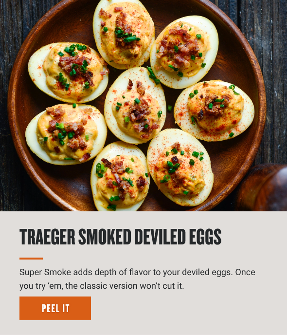 Traeger Smoked Deviled Eggs