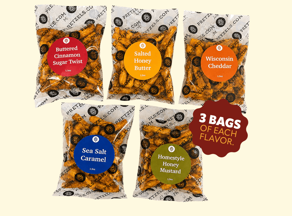 3 Bags of each flavor
