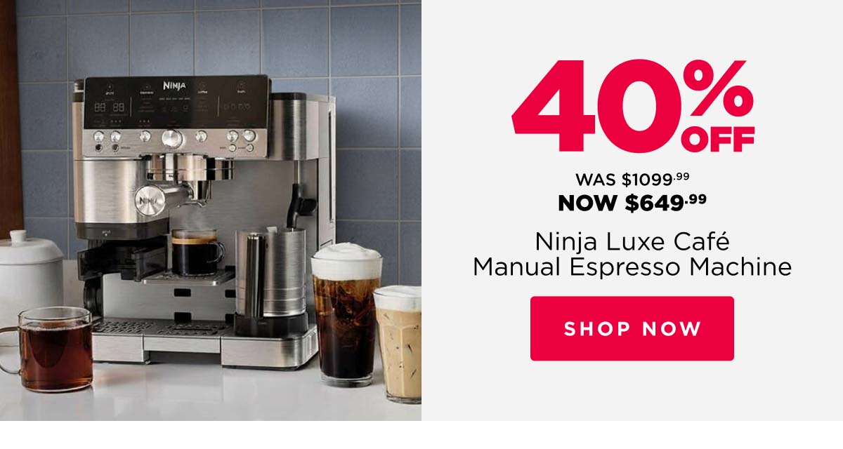 Ninja Luxe Café Manual Espresso Machine