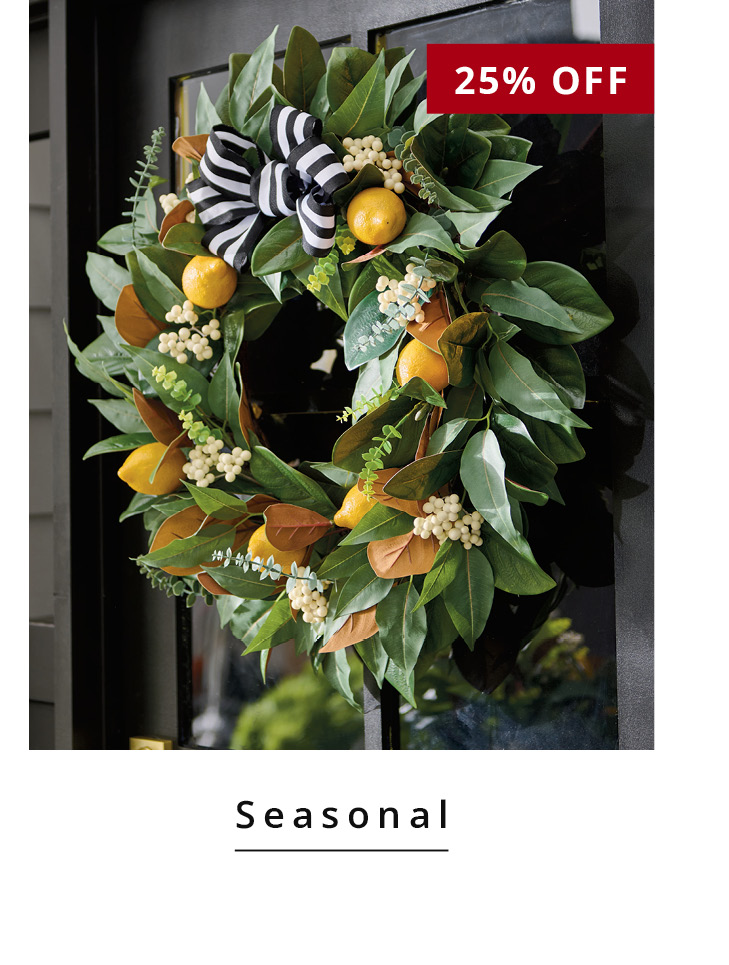 25% Off Seasonal