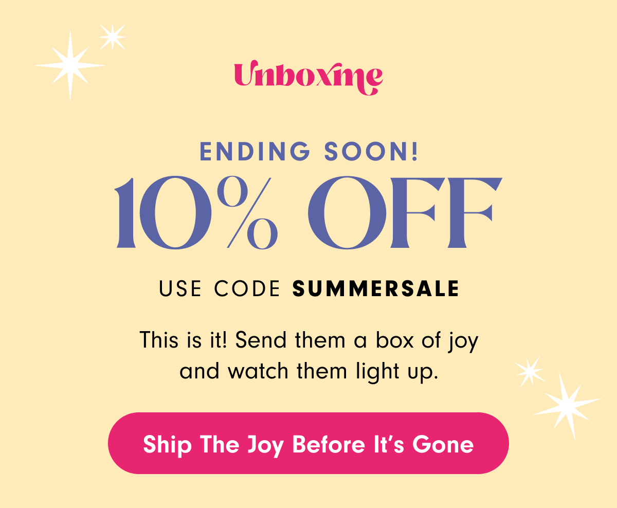 Ending soon! 10% off! Use code SUMMERSALE