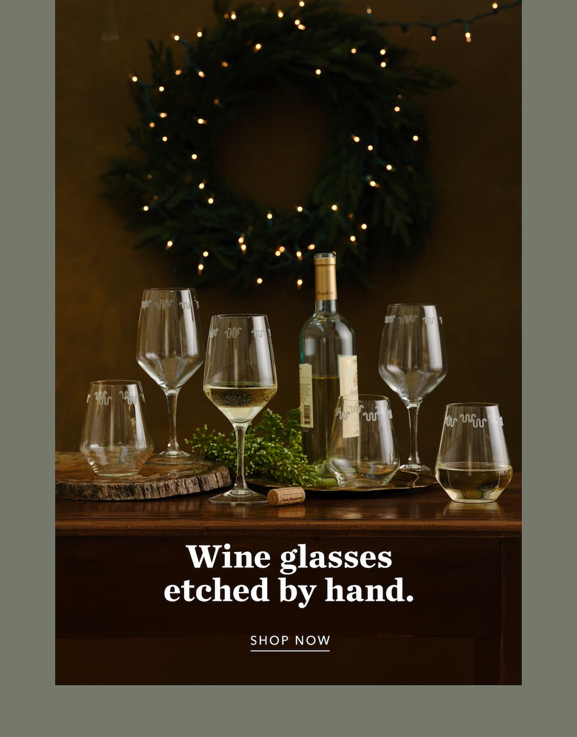 SHOP WINE GLASSES