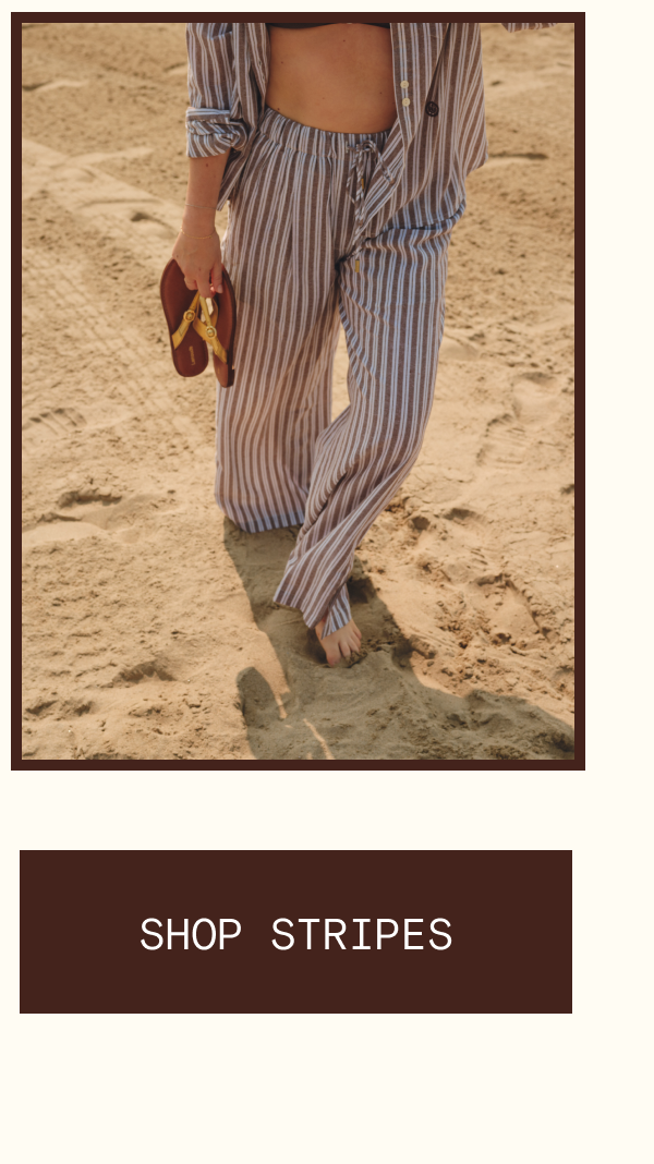 Shop Tommy Chocolate Stripe Pants