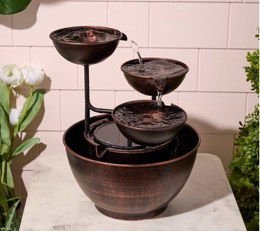 Bernini Loreto 3-Tier Metal Fountain