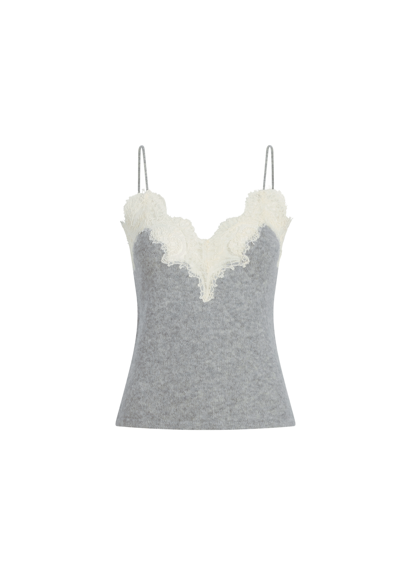 Ghost image of the beatrix cami in heather grey