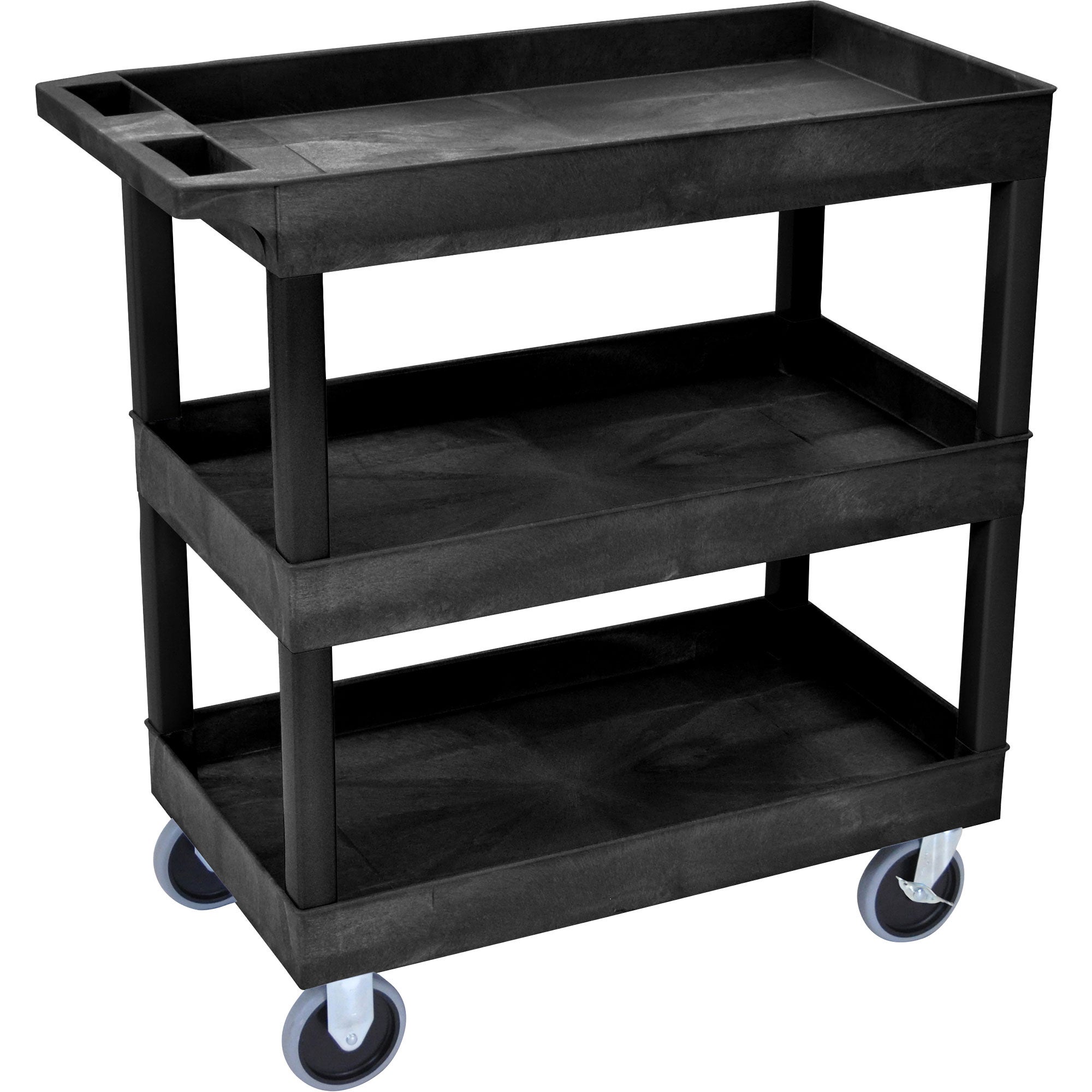 Luxor 3-Shelf Heavy-Duty Cart