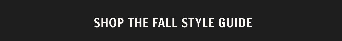 Shop The Fall Style Guide