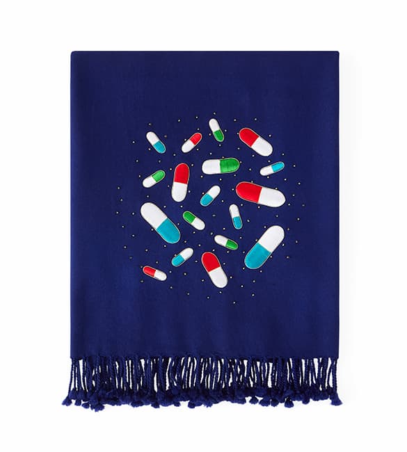 Full Dose Embellished Throw