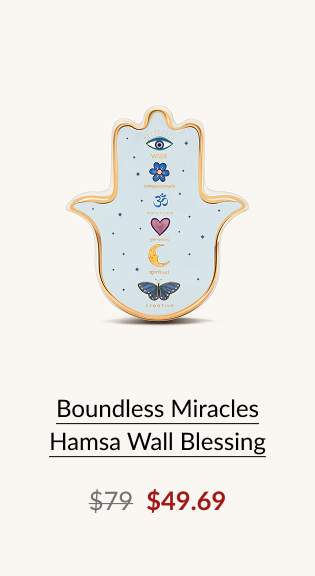 Boundless Miracles Hamsa Wall Blessing