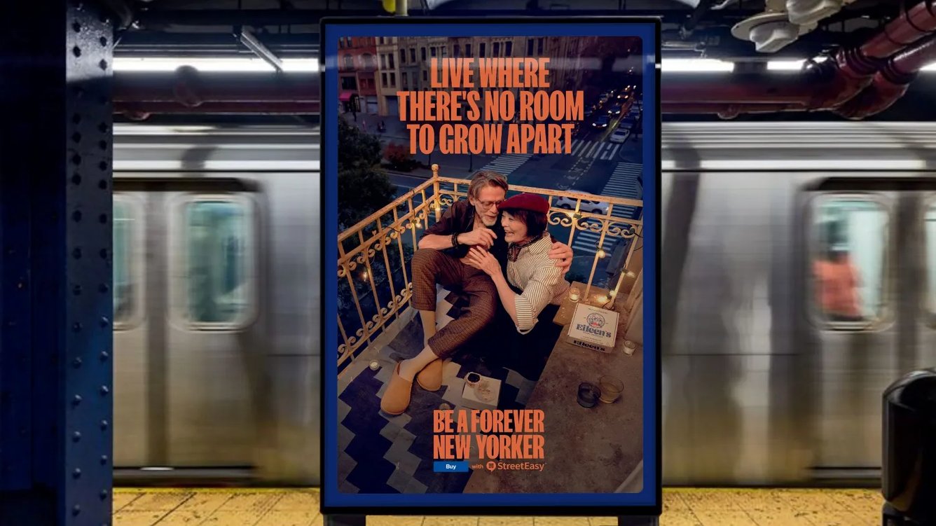 One of StreetEasy's ads, reading 