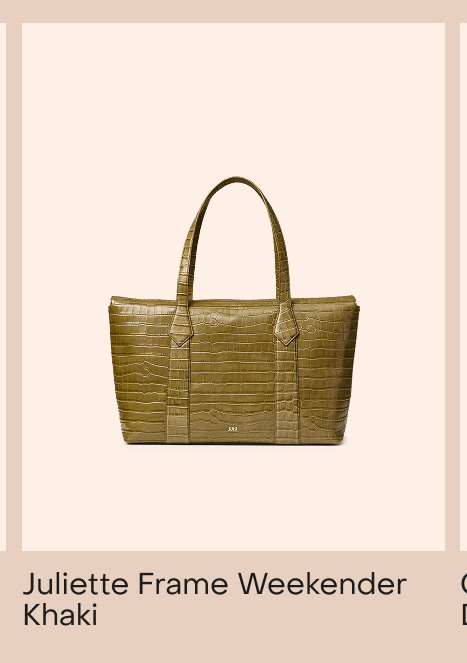 Juliette Frame Weekender Khaki