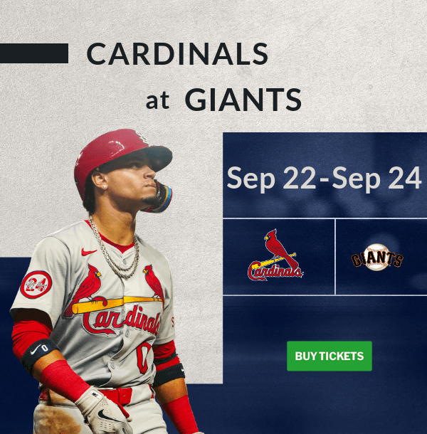 Your Cardinals are visiting San Francisco