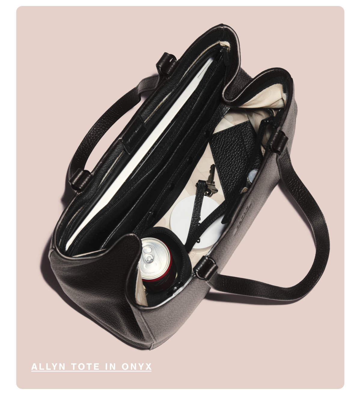 Allyn Tote in Onyx