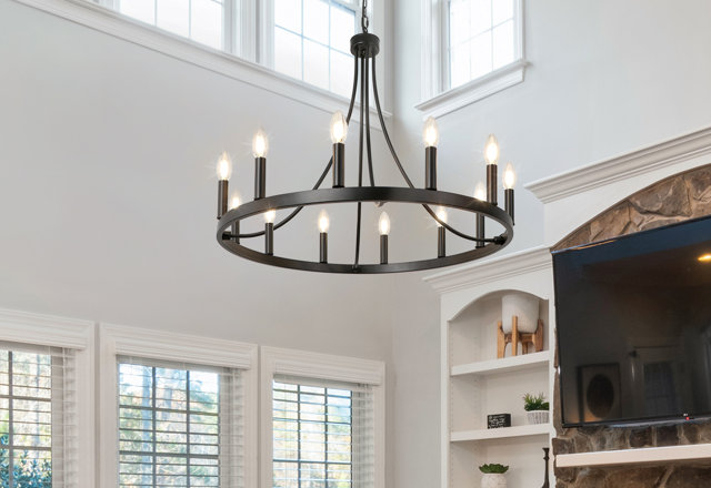 Matte Black Chandeliers You'll Love
