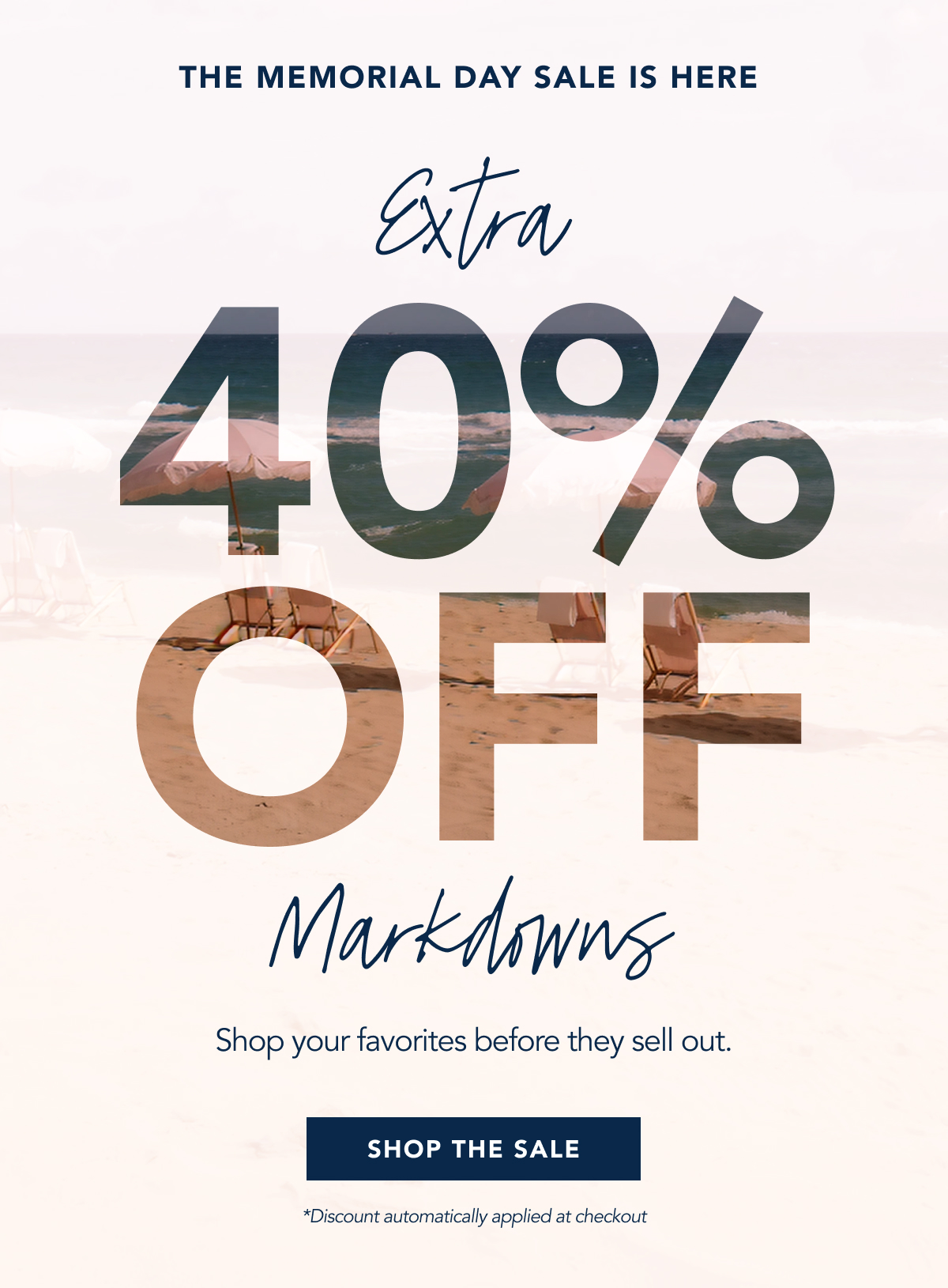 Extra 40% Off Markdowns