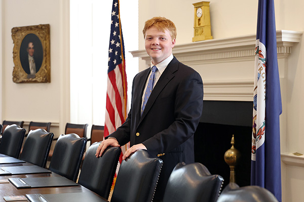 Love of people, service and UVA led this student to the Board of Visitors