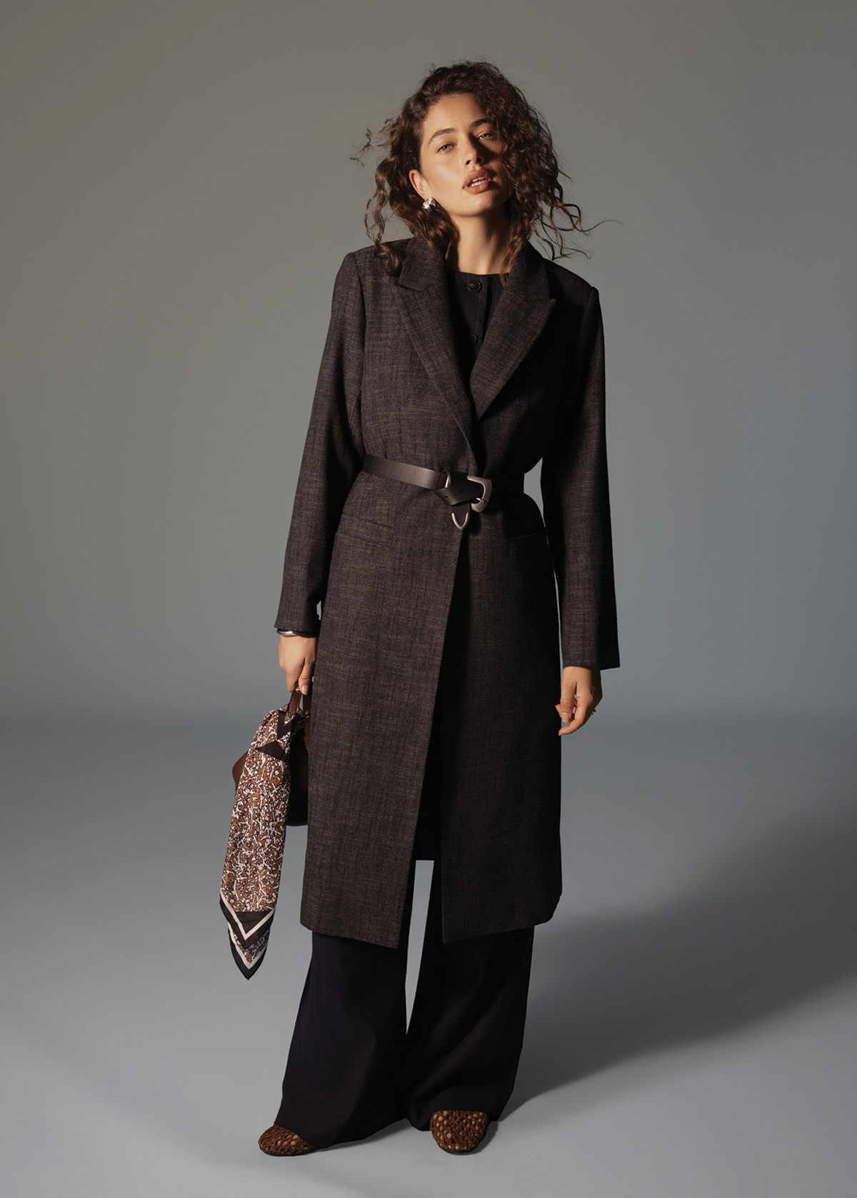 The Wool Blend Blazer Coat