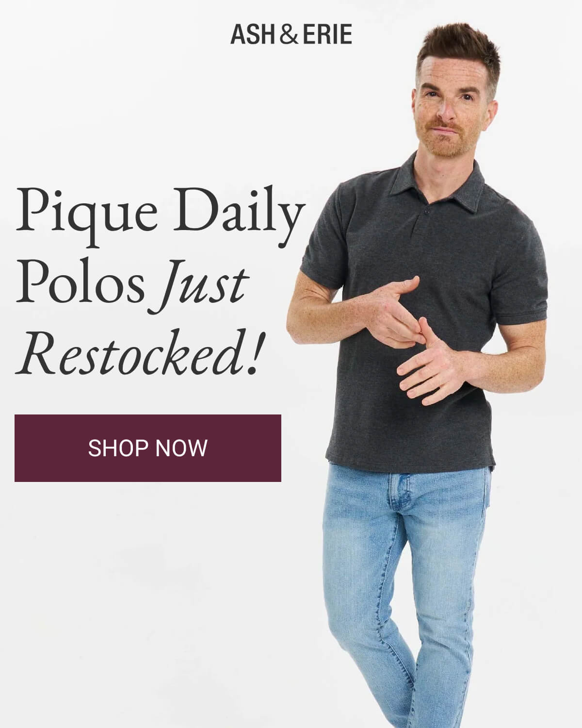 Pique Daily Polos Just Restocked!