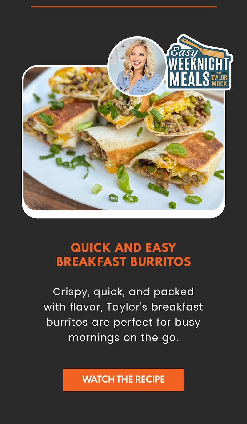 Quick and Easy Breakfast Burritos