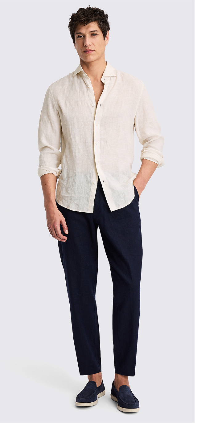 Off-White Linen Shirt