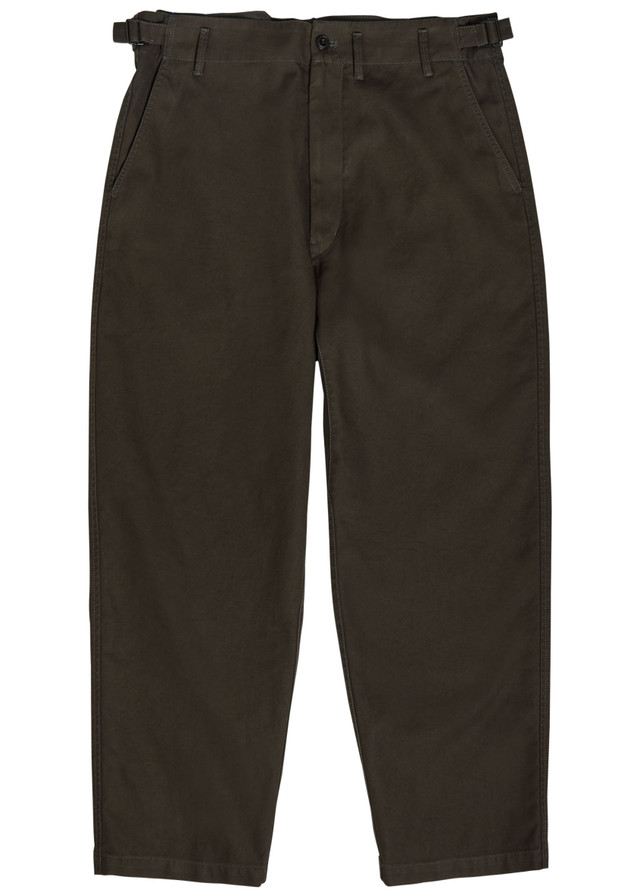 LEMAIRE Carrot tapered-leg twill trousers