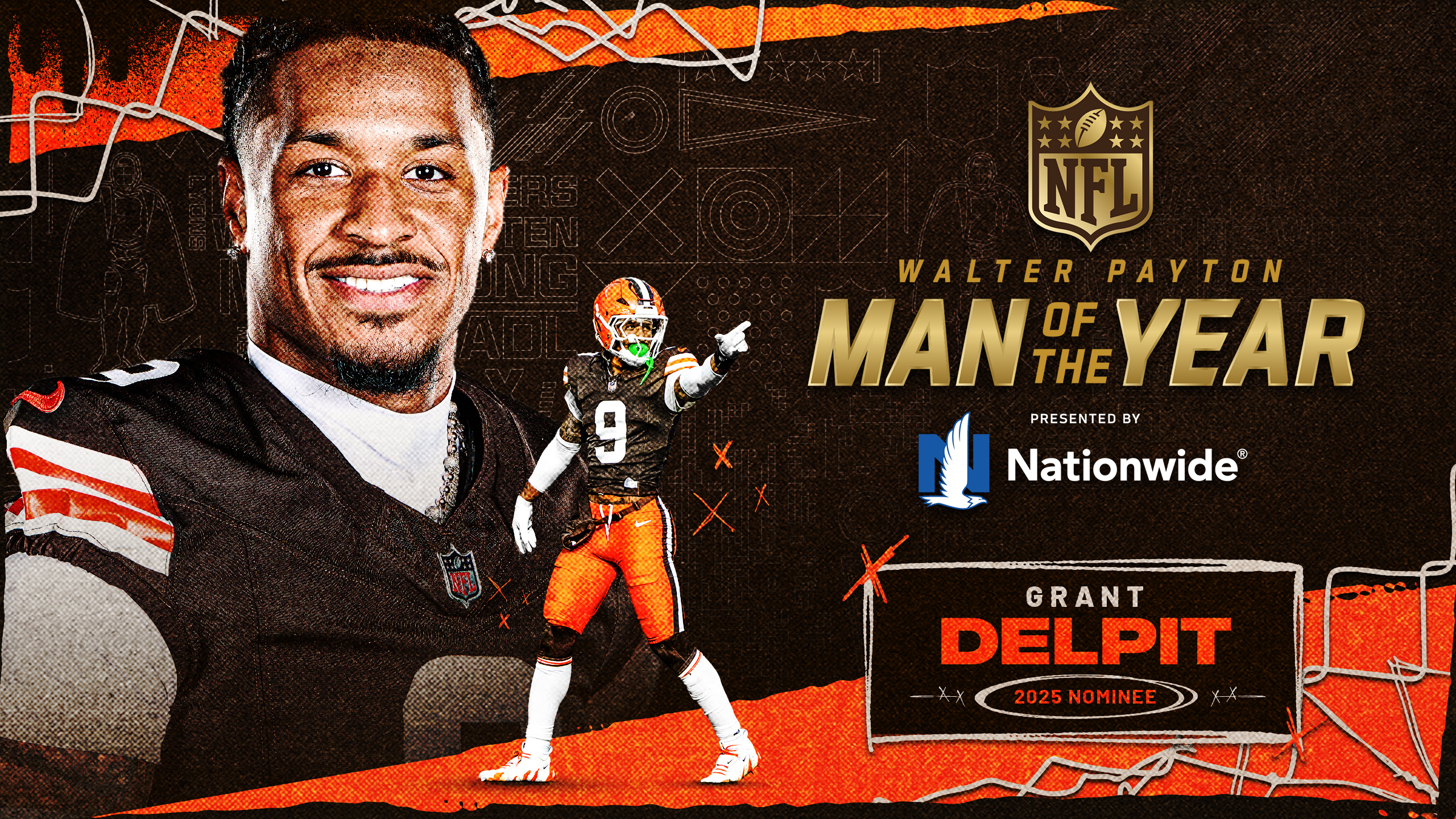 Grant Delpit: Walter Payton NFL Man of the Year Nominee
