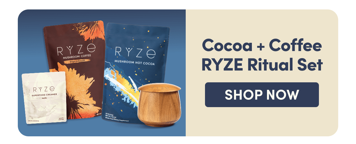 Cocoa + Coffee RYZE Ritual Set SHOP NOW